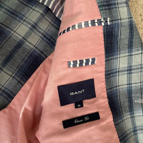 Gant Linen Plaid Blazer - Picture 6 of 15